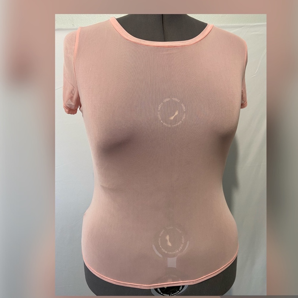 Torrid NWT pink mesh tee